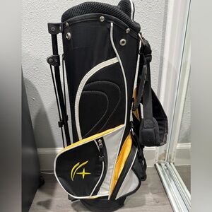 Rising Star Black and Yellow Golf Bag